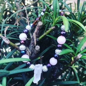 💥SOLD💥 Rose/Clear Quartz Bracelet